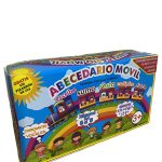 CAJA ABECEDARIO MOVIL MADERA  CON 192 PIEZAS, INCLUYE SIGNOS, NÚMEROS 0-9, LETRAS MINUSCULAS Y MAYUS...