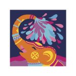 PPN 21X21 ELEFANTE SPLASH