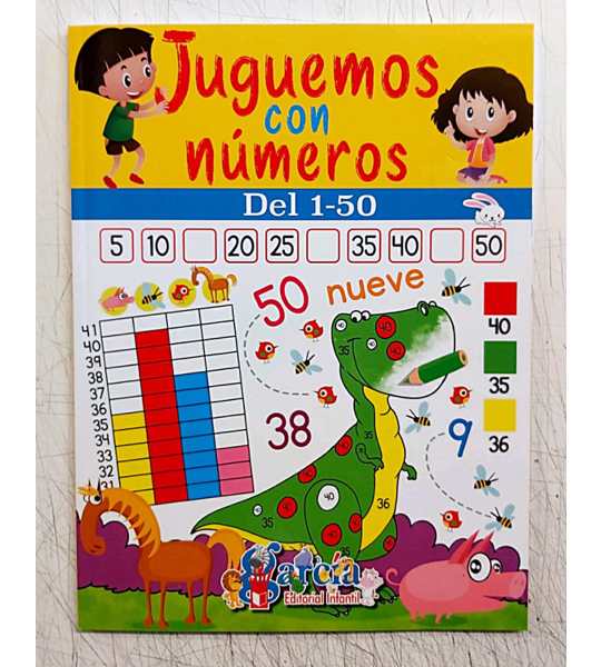 LIBRO DE ACTIVIDADES GARCIA JUGUEMOS C/NUMEROS 1 AL 50
