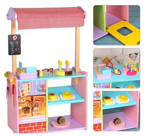 TIENDA DE PASTELES ROSA C/ ACCESORIOS