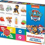 EDUCANDO LETRAS Y PALABRAS EN CAJA DE MADERA PAW PATROL