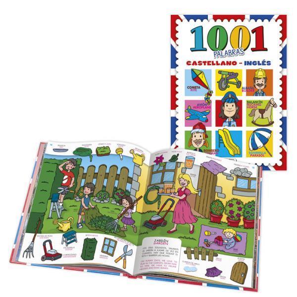 Libro educativo 23x31cm col el libro de las 1001 palabras en ingles 96 pag 1 mod