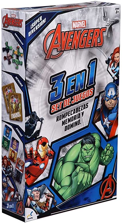 SET DE JUEGOS 3 EN 1 AVENGERS