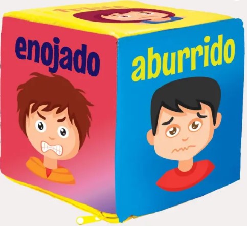 H CUBO DE TELA 20 X  20 EXPRESIONES