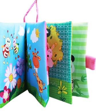 Libro educativo 14.5x15cm animalitos suaves 8 pag 4 mod