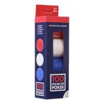 100 FICHAS POKER DE PLÁSTICO, CAJA CARTÓN