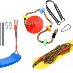 JUEGO JARDIN: COLUMPIO DE PLÁSTICO O ESCALERA ESCALAR