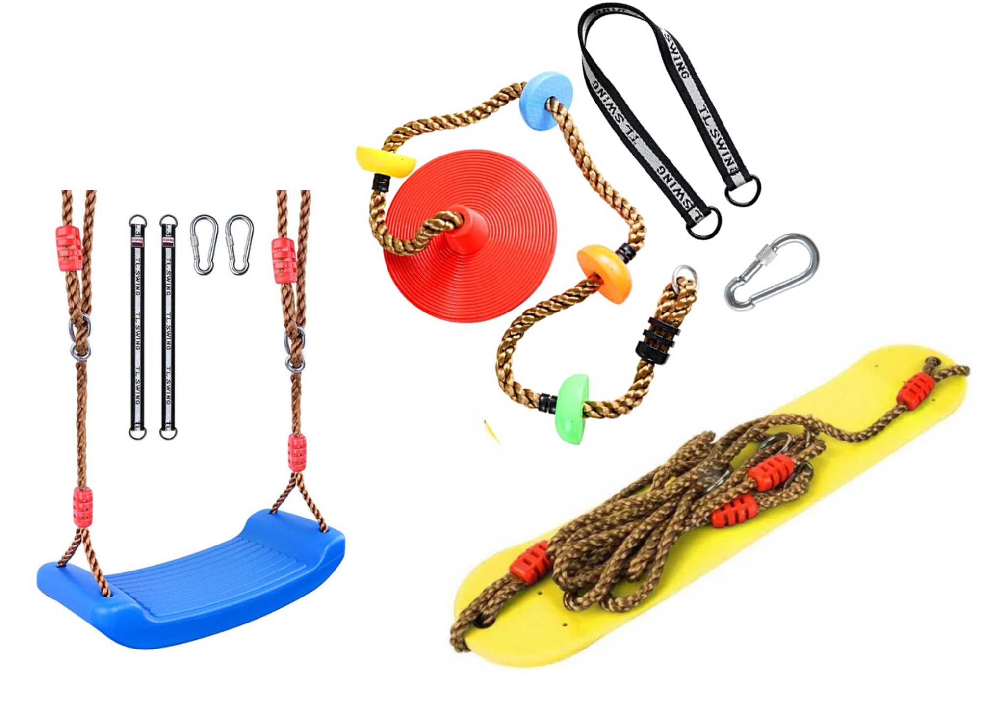 JUEGO JARDIN: COLUMPIO DE PLÁSTICO O ESCALERA ESCALAR