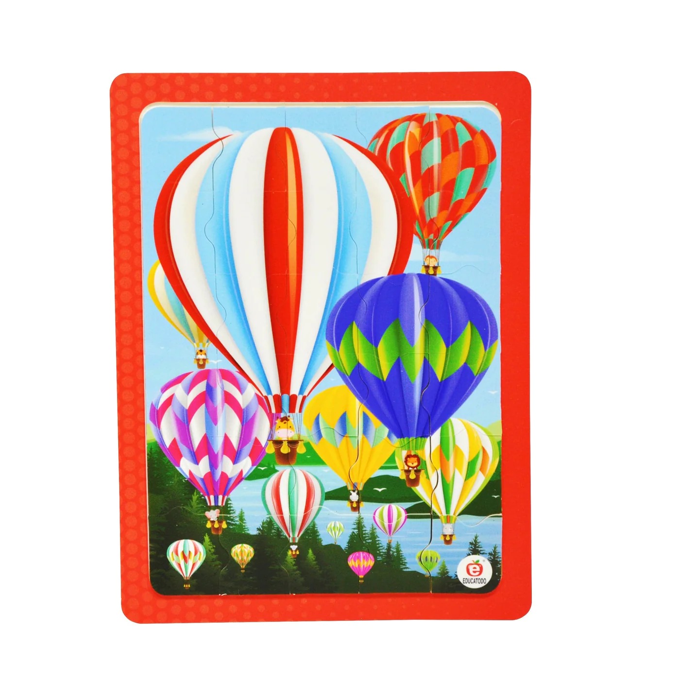 ROMPECABEZAS LOS GLOBOS C/M GDE. 28 X 21 CM