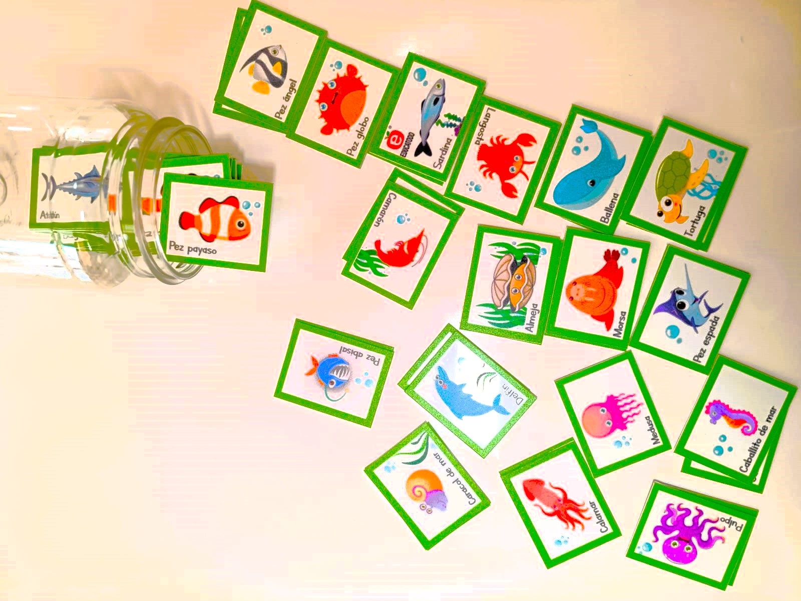 MEMOPARES ANIMALES MARINOS