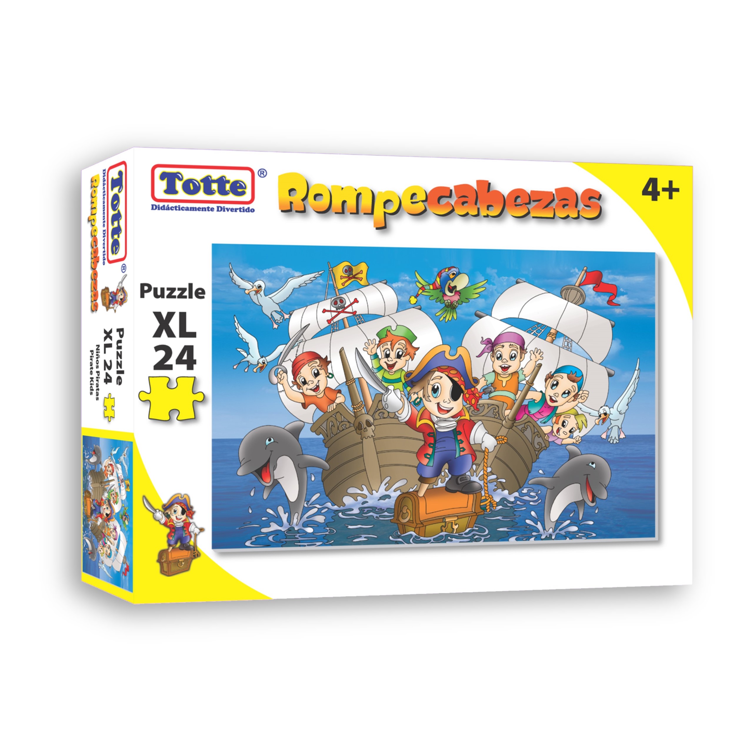 Rc. niños piratas 24 pzas XL