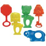 H SONAJAS ANIMALITOS C/5 PIEZAS