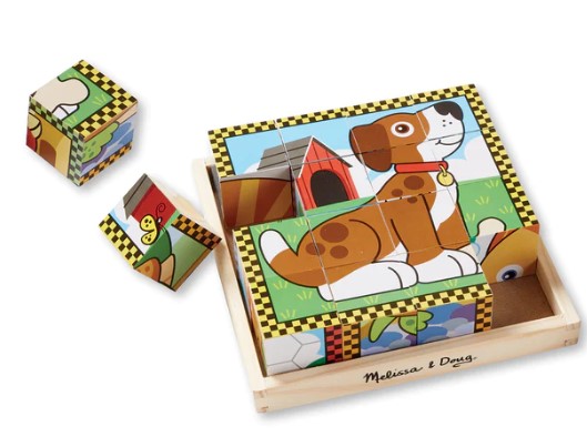 MD ROMPECABEZAS DE CUBOS DE MASCOTAS