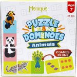 DOMINO ANIMALES. DOMINOES PUZZLE