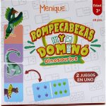 DOMINO DINOSAURIOS. DOMINOES PUZZLE DINOS