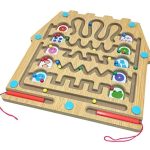 Tablero de Caligrafía con Laberinto de Cuentas Magnéticas